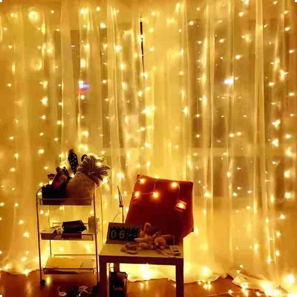 Curtain lights decorations for home, events and holidays