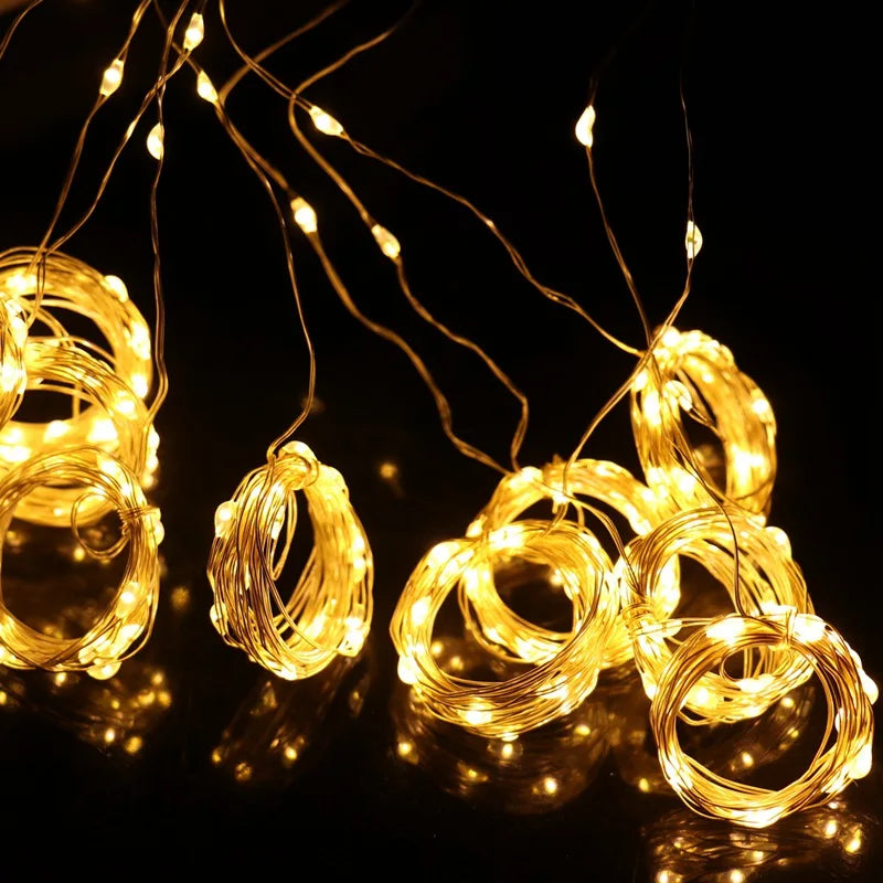 Curtain lights decorations for home, events and holidays