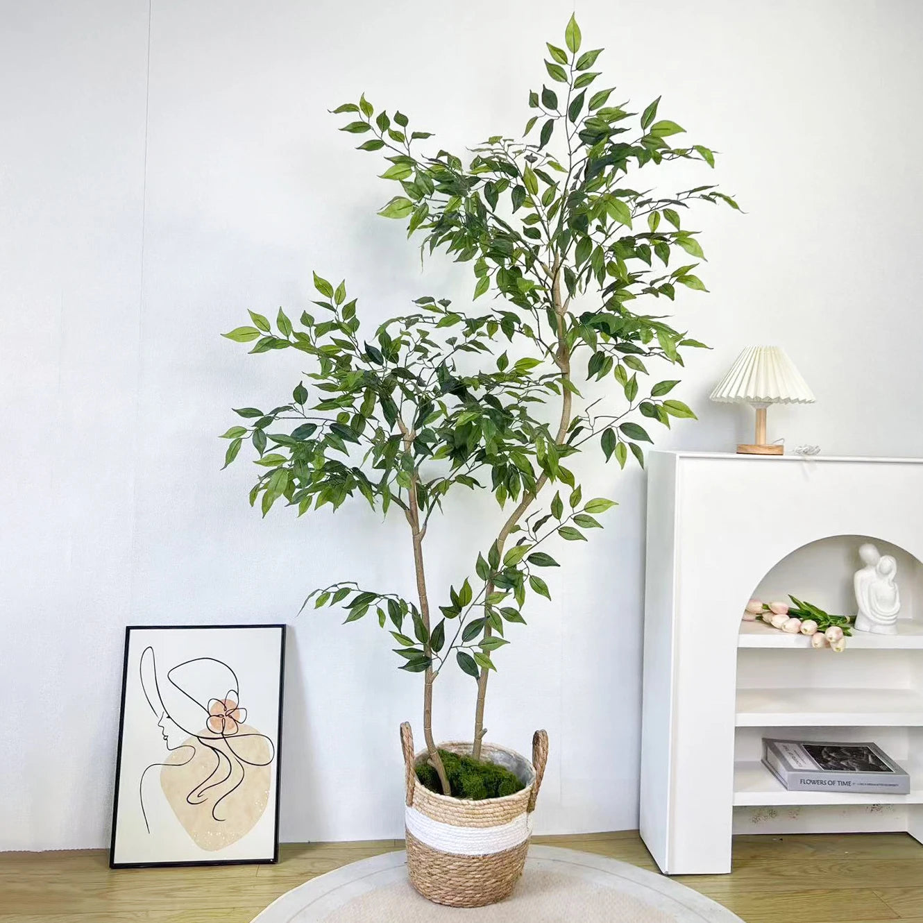 Artificial Ficus Tree Banyan Tree Branches for Home Garden Decor