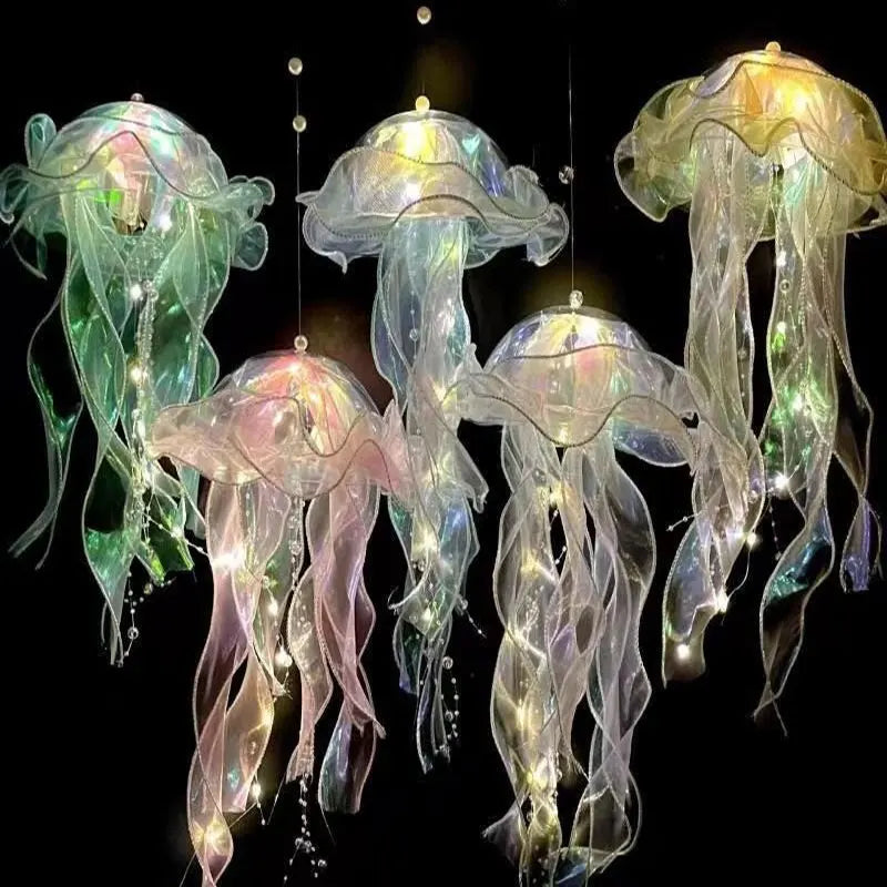 Jellyfish Night Light Portable Flower Lamp