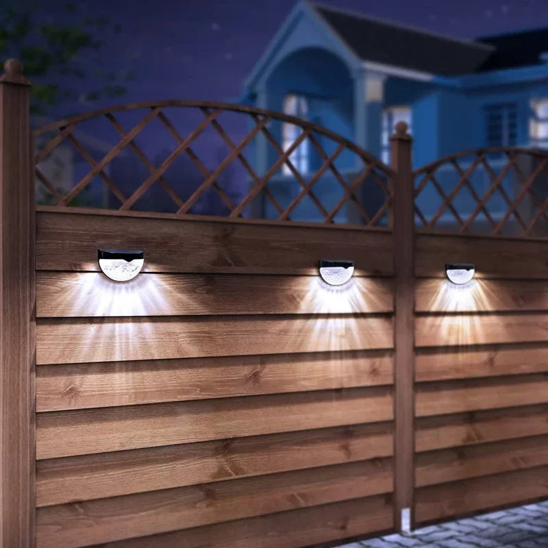 Solar powered wall lights and street lights