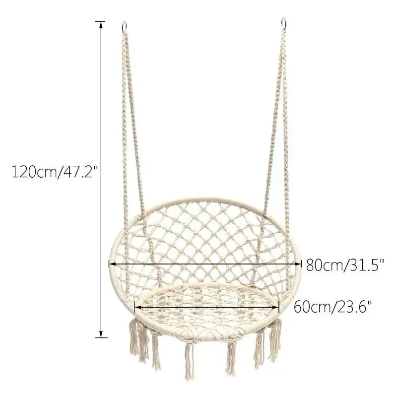 Outdoor Garden Swing Hanging Indoor Frame Lounge Chair Beach Chairs