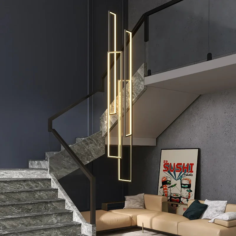 Modern LED Ring Lights for Stairs