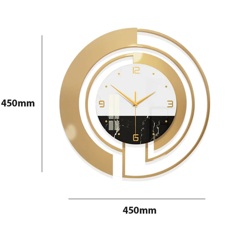 Luxury Lightweight Wall Clock Home Decor