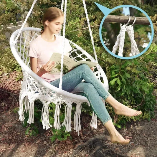 Outdoor Garden Swing Hanging Indoor Frame Lounge Chair Beach Chairs