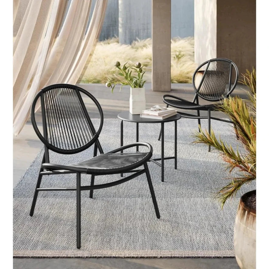 Outdoor Garden Bistro Furniture Set, Acapulco Chairs