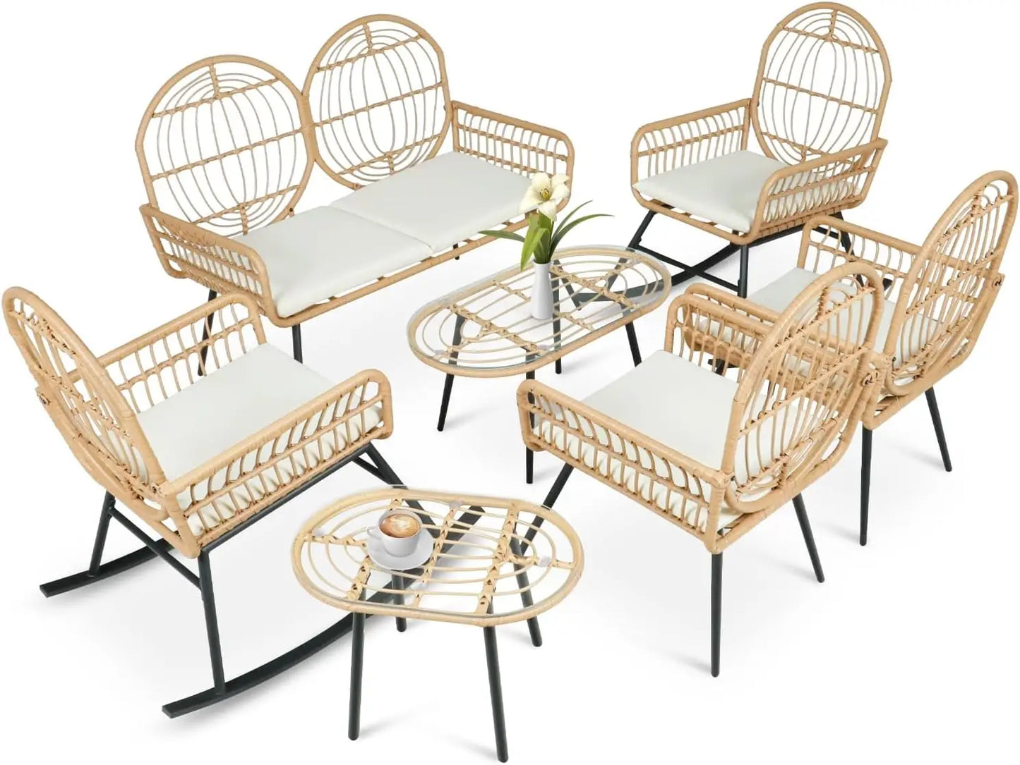 Boho Patio Furniture Set