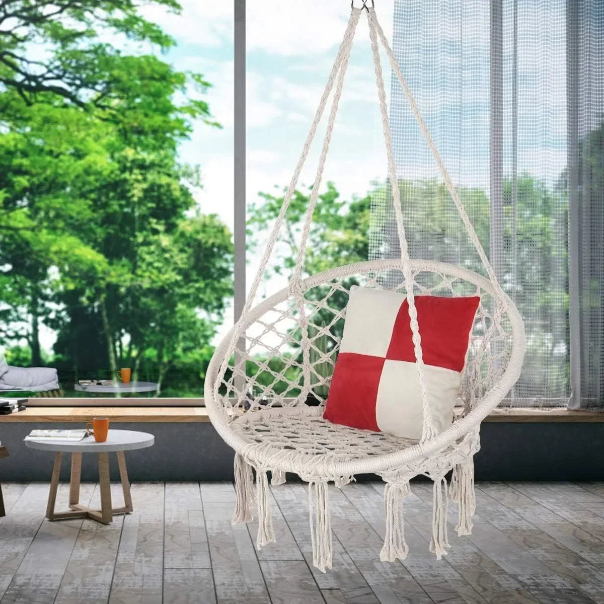 Outdoor Garden Swing Hanging Indoor Frame Lounge Chair Beach Chairs