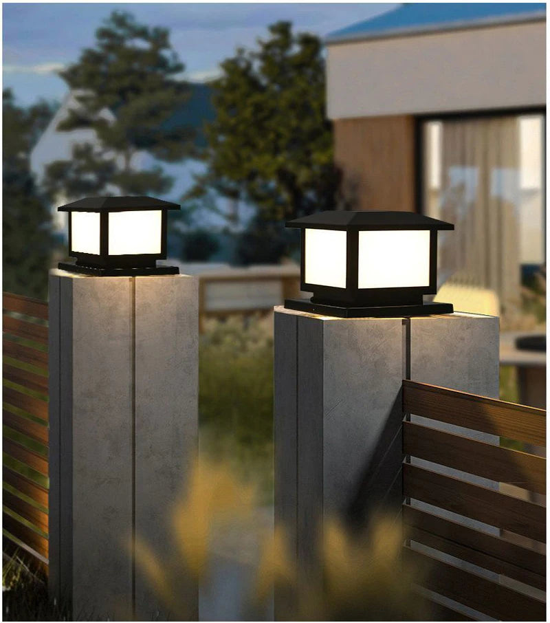 Solar Powered LED Outdoor Light Timer Waterproof Outdoor Decor