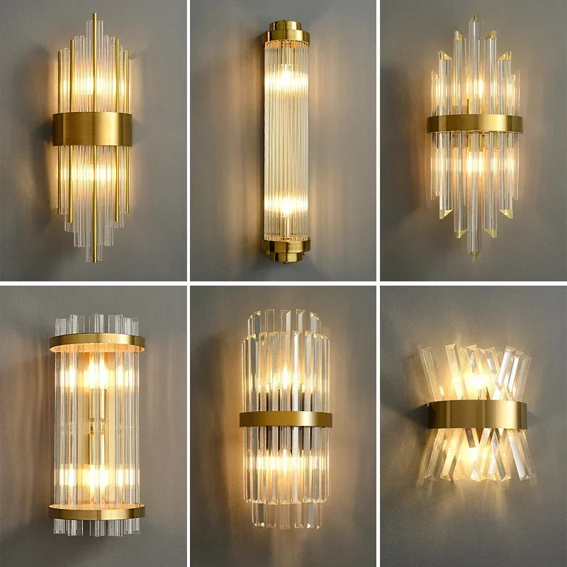 Luxury LED Crystal Wall Lamps