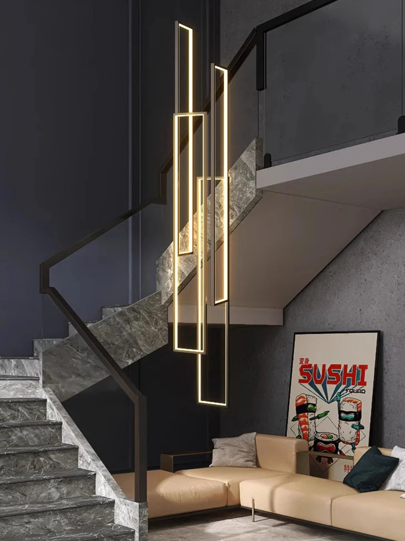 Modern LED Ring Lights for Stairs