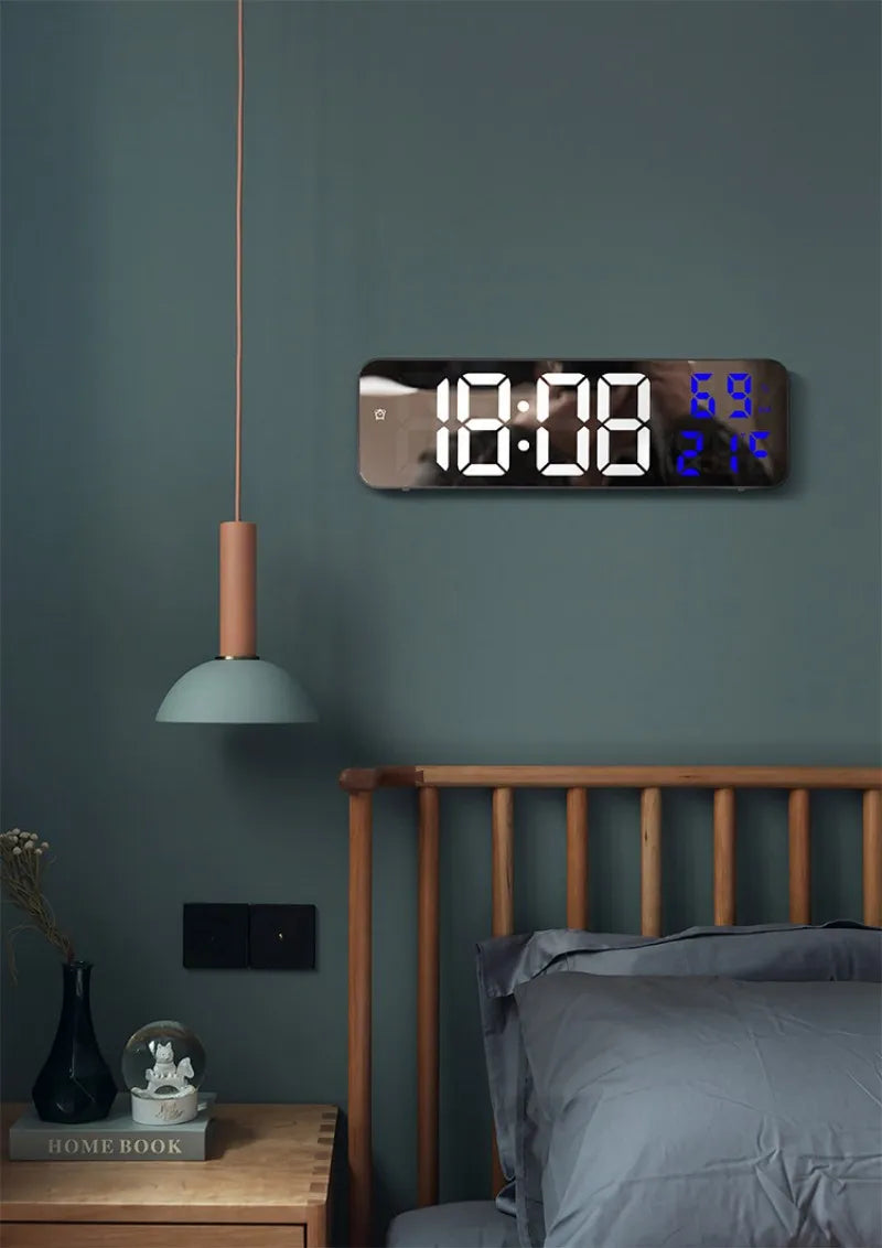 Large digital wall clock