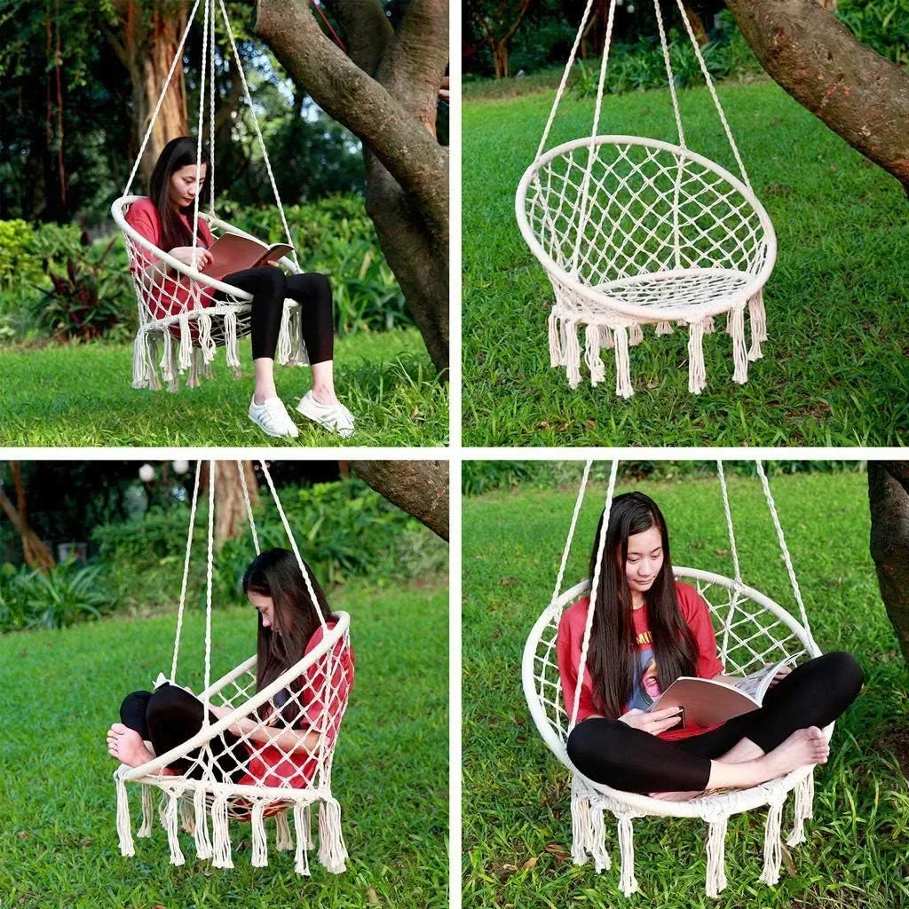 Outdoor Garden Swing Hanging Indoor Frame Lounge Chair Beach Chairs