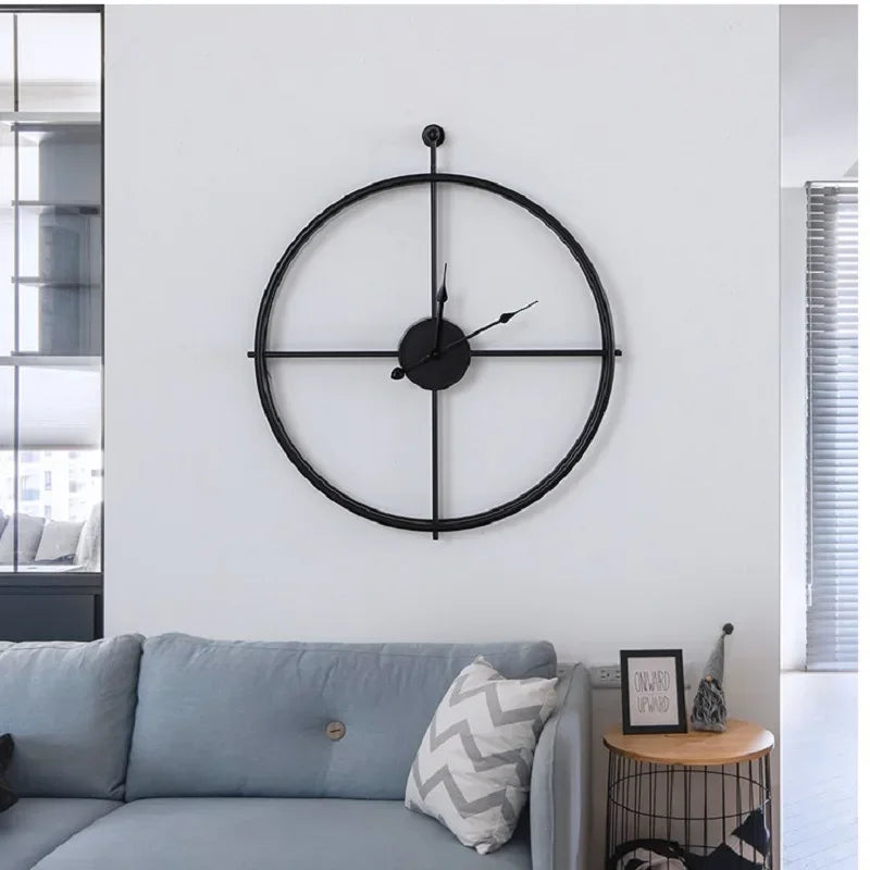 Modern Design Wall Clock Large Silent Clocks Decor