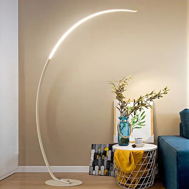 Nordic RGB Corner LED Floor Lamps with C APP Remote Control for Floor Lighting and Decor