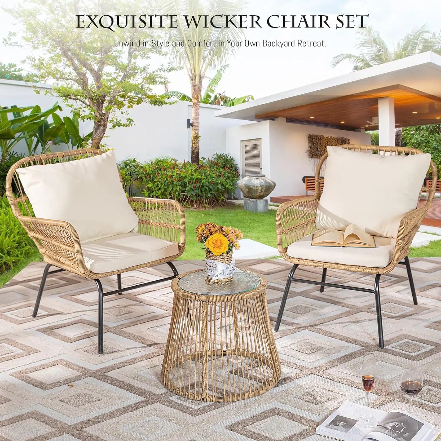 Great outdoor bistro chair set