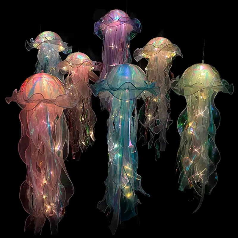 Jellyfish Night Light Portable Flower Lamp