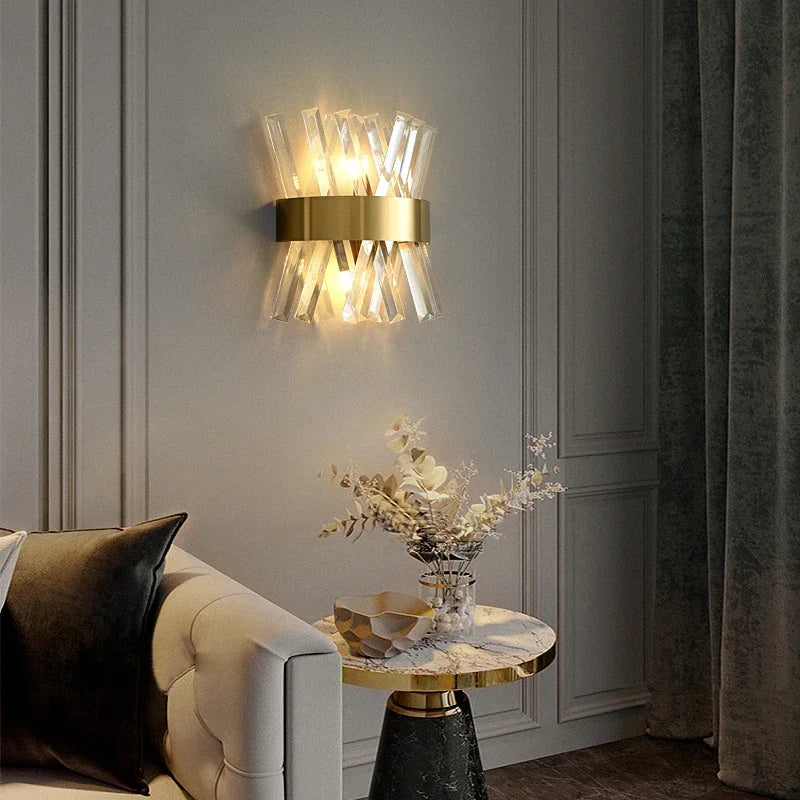 Luxury LED Crystal Wall Lamps