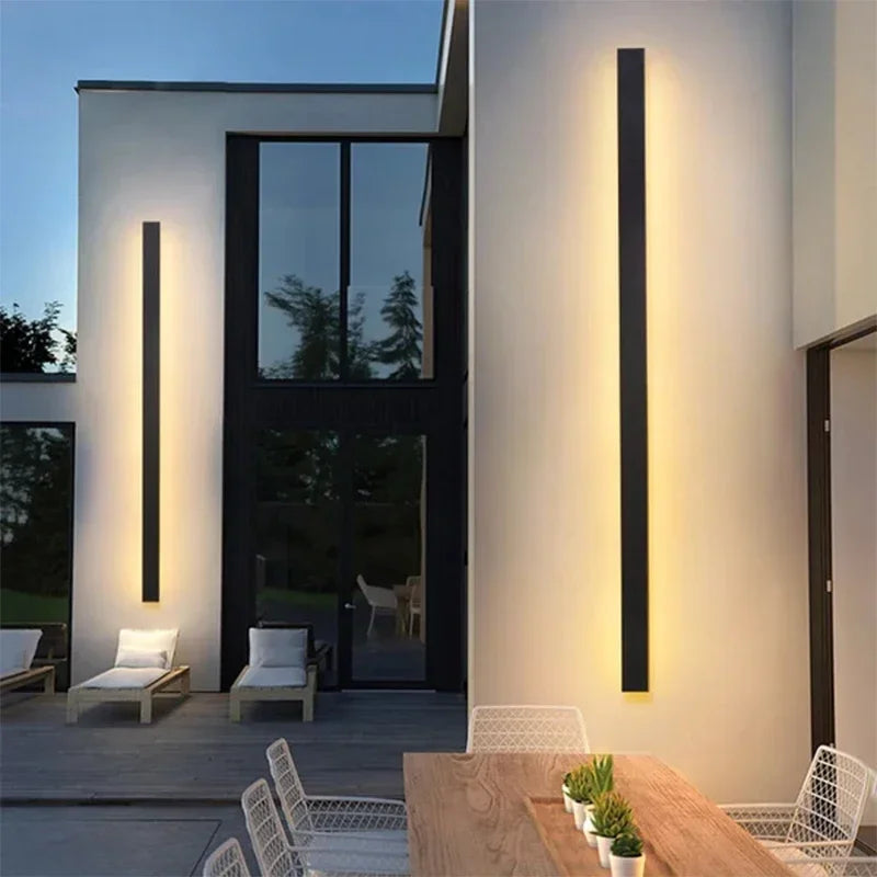 Waterproof Outdoor Wall Light, Modern LED IP65 Wall Lamp, Rainproof Outdoor Decorations