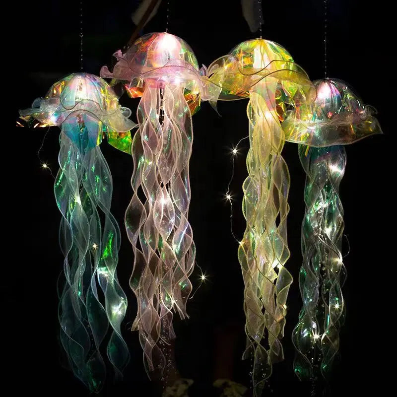 Jellyfish Night Light Portable Flower Lamp