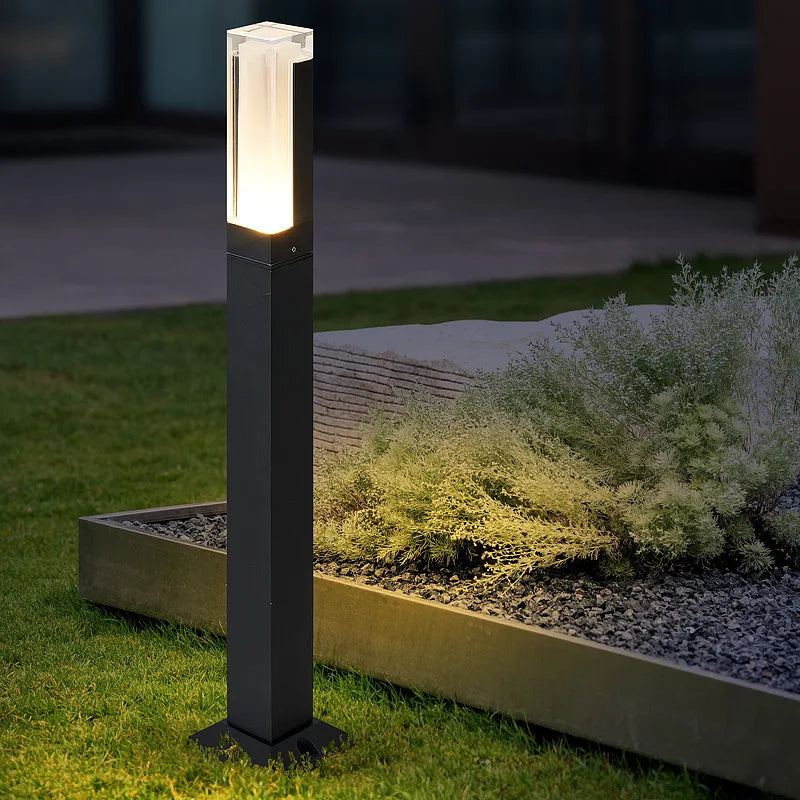 IP65 Waterproof Outdoor LED Garden Light Acrylic Aluminum Lawn Lamp