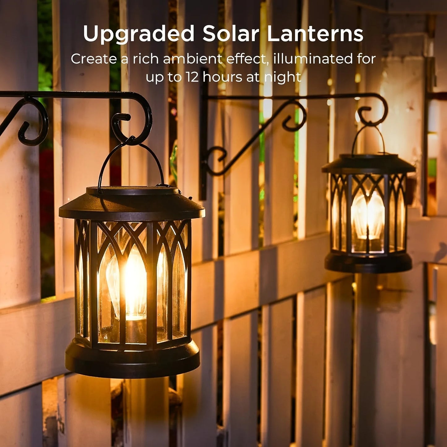 Solar Lights for Outdoor and Garden Decoration (Warm Light)