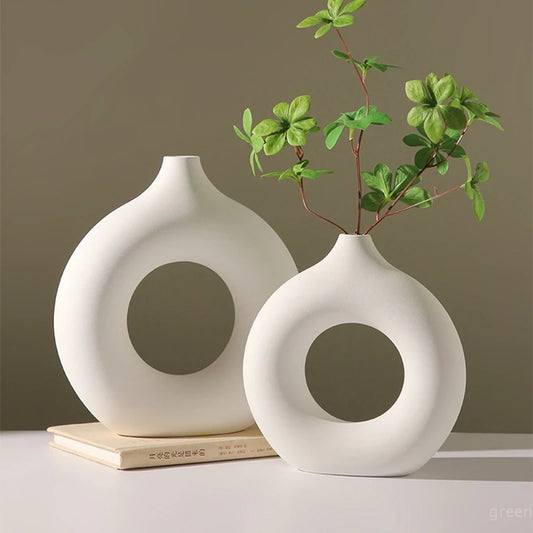 Imitation Ceramic Decorative Vase Single Branch Flower Arrangement Vase