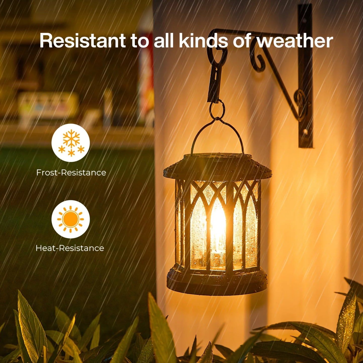 Solar Lights for Outdoor and Garden Decoration (Warm Light)