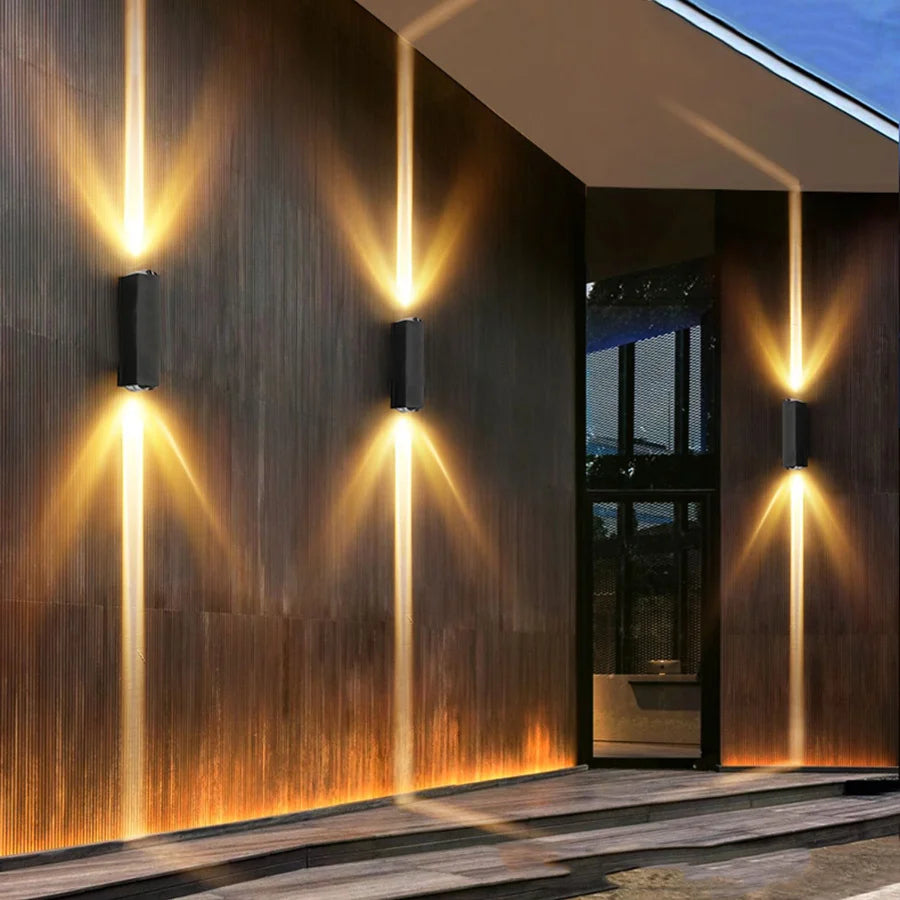 Outdoor LED Wall Light Up Down Beam Narrow Spotlight