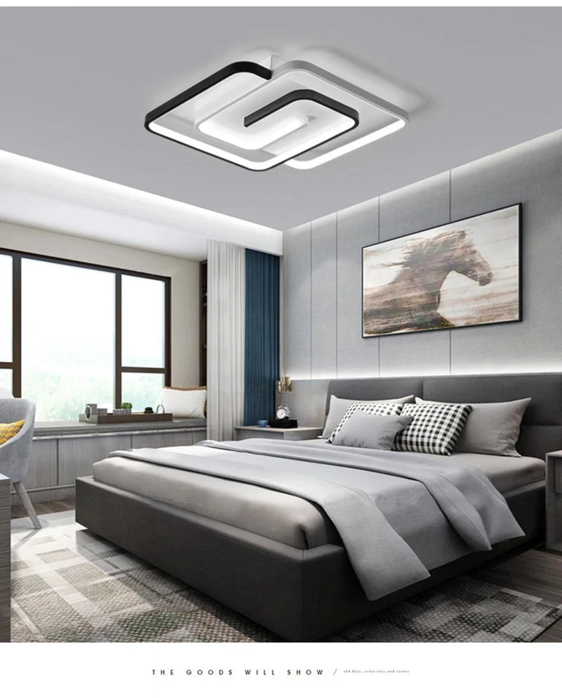 LED bedroom lamp simple modern ceiling lamp