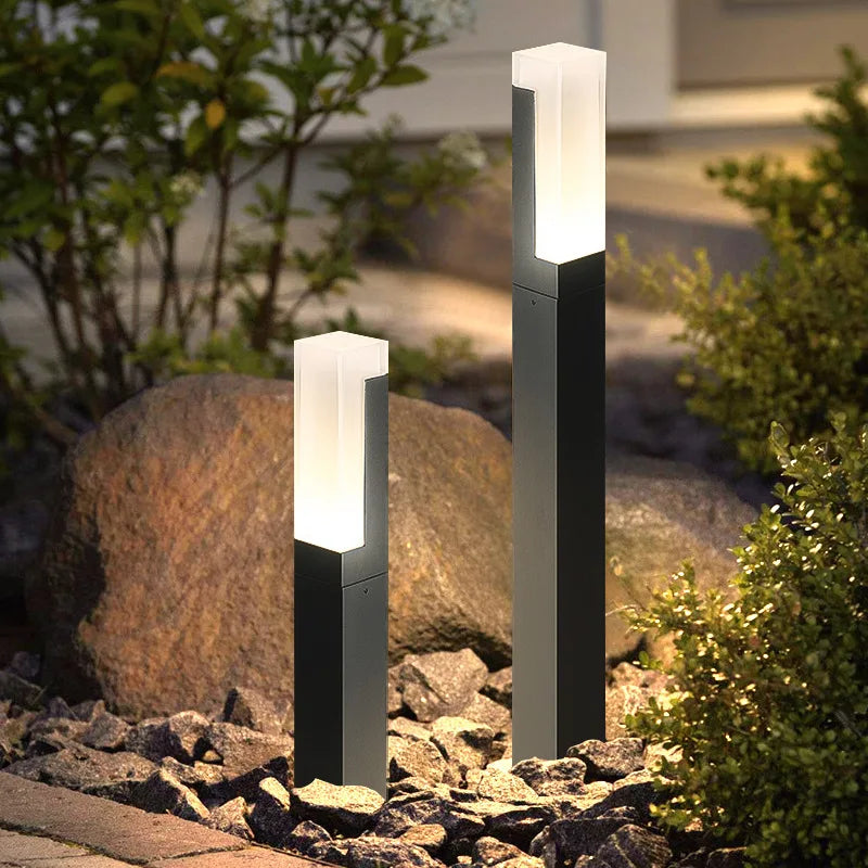 IP65 Waterproof Outdoor LED Garden Light Acrylic Aluminum Lawn Lamp