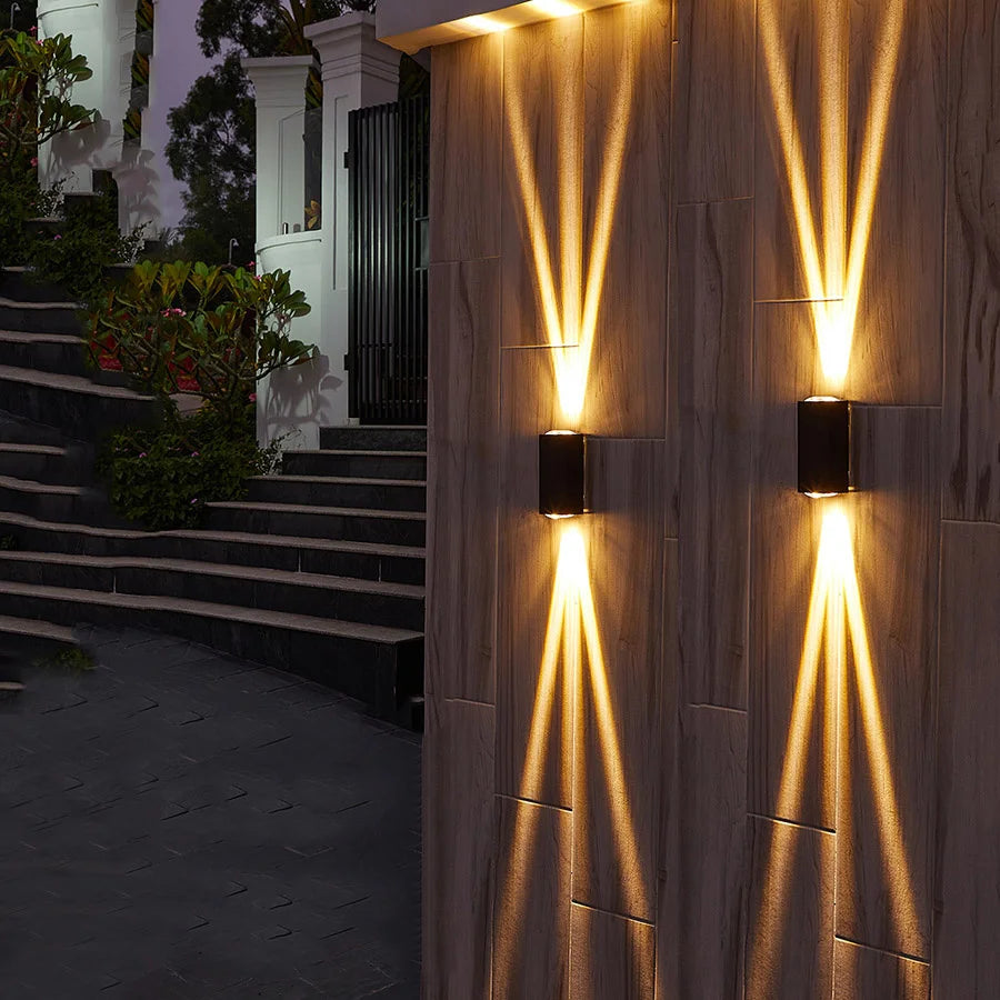 Outdoor LED Wall Light Up Down Beam Narrow Spotlight