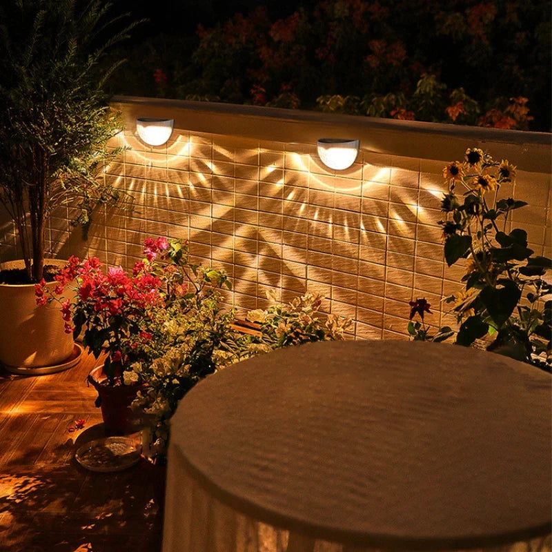 Solar powered wall lights and street lights