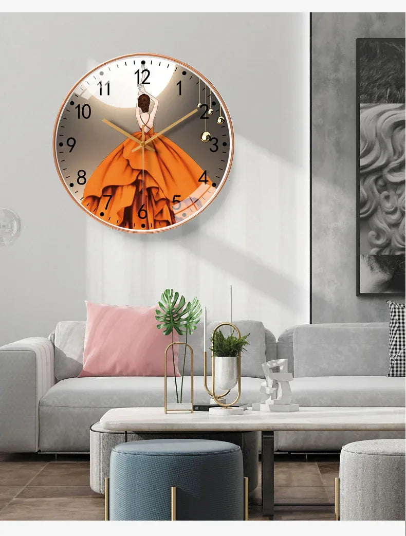 Large digital wall clock