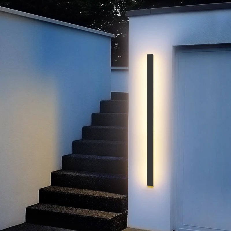 Waterproof Outdoor Wall Light, Modern LED IP65 Wall Lamp, Rainproof Outdoor Decorations