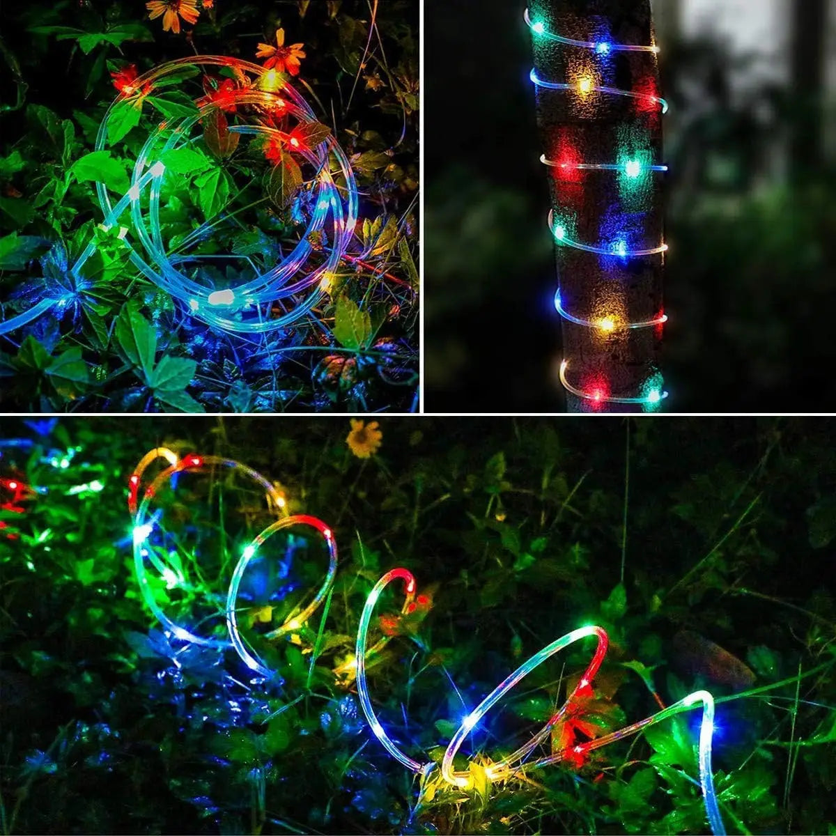 Solar Powered LED String Light Outdoor Decoration for Exterior Decoration