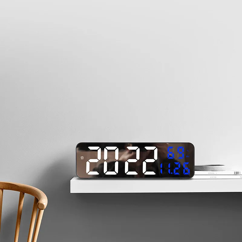 Large digital wall clock